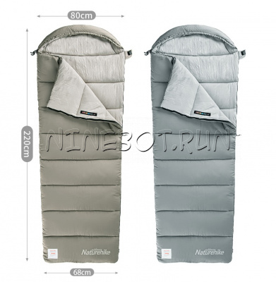Хлопковый спальный мешок Naturehike Envelope Washable Square Cotton Sleeping Bag